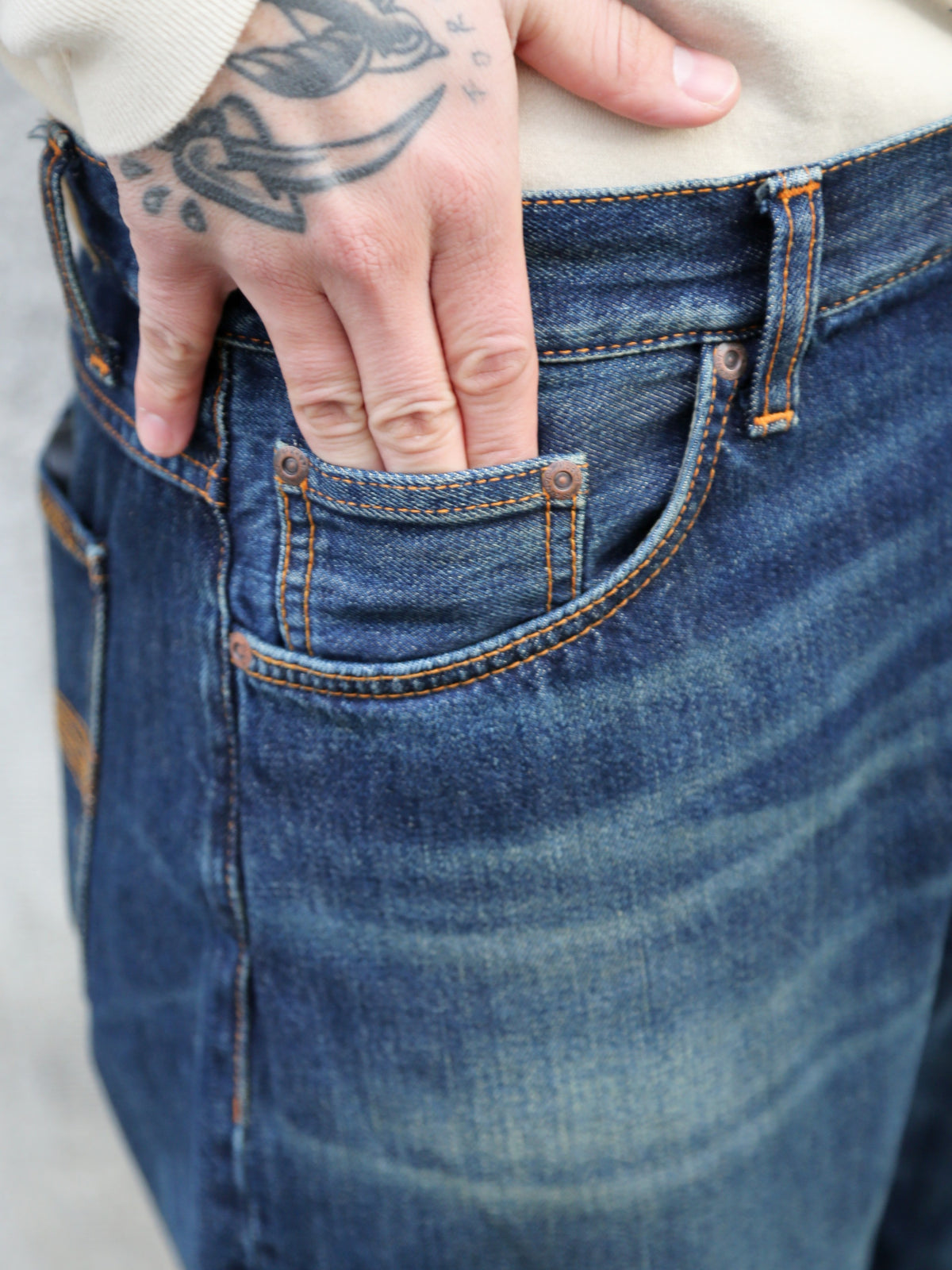 Nudie Jeans Loud Larry Dirt Wash – Indigo (114971)