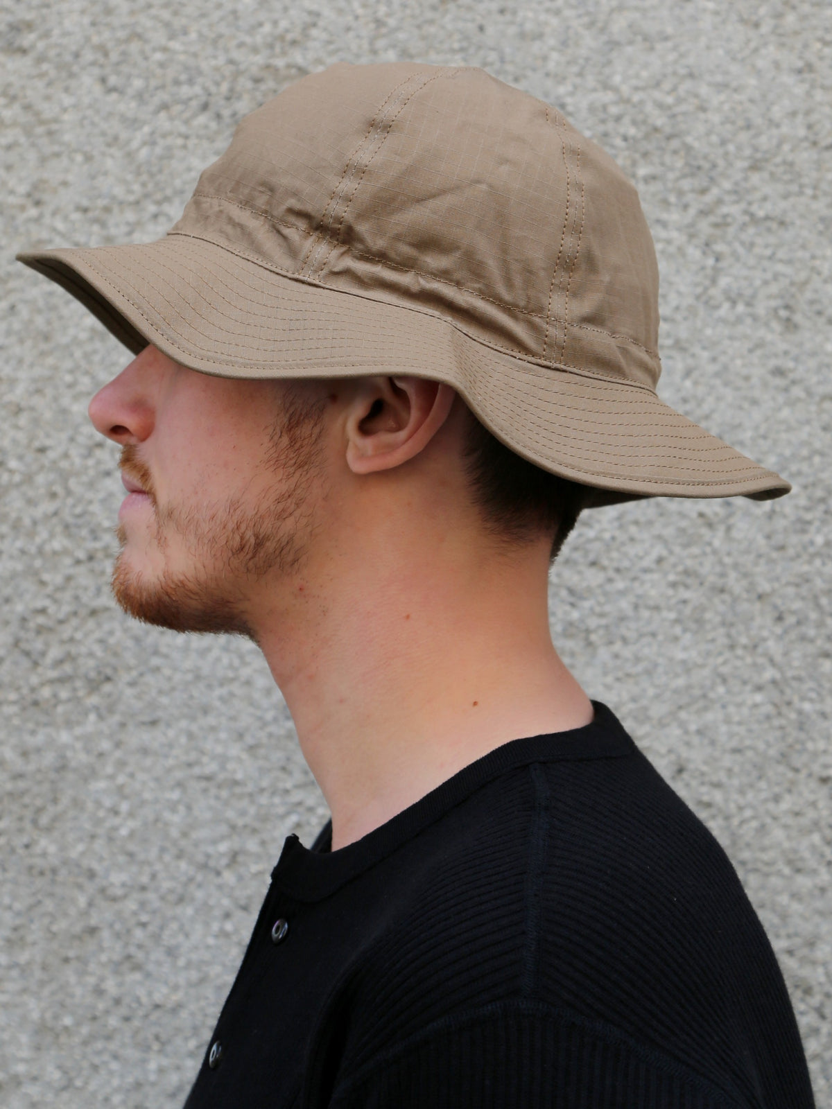 Black Sign Military Ripstop Utility Hat – Dust Beige (BSSC-26904)