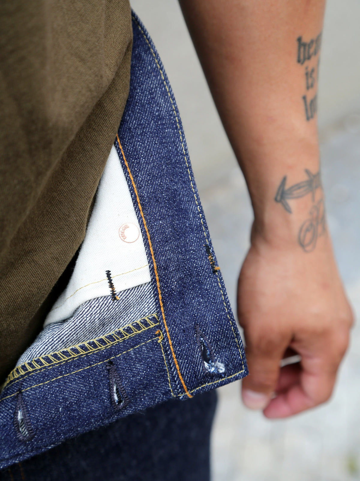 The Real McCoy's Denim Jeans Lot.001XX – Indigo (MP25007)