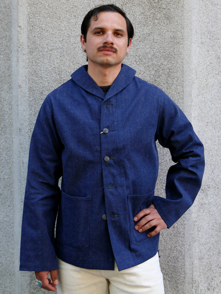 The Real McCOY's U.S. Navy Denim Dungaree Jumper – Indigo (MJ23012)