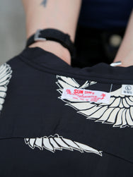 Sun Surf ‘Oriental Border’ Rayon Hawaiian Shirt – Black (SS39629-119)
