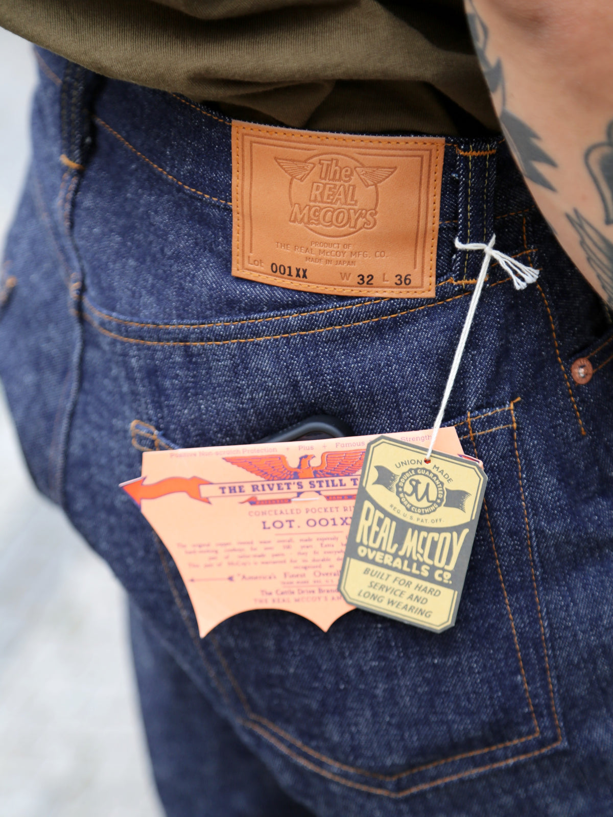 The Real McCoy's Denim Jeans Lot.001XX – Indigo (MP25007)