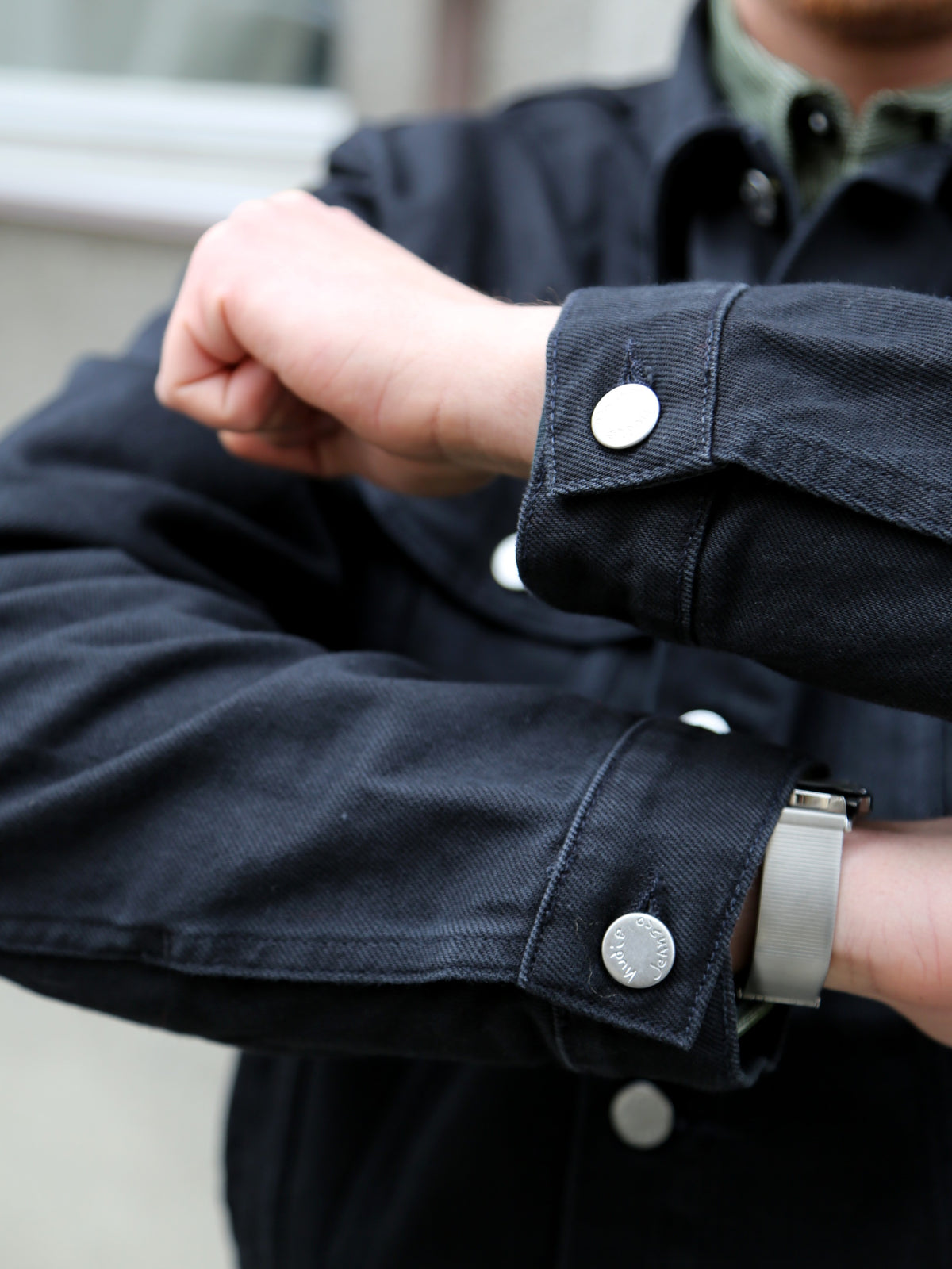 Nudie Jeans Danny Rinsed Denim Jacket – Black