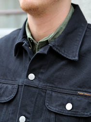 Nudie Jeans Danny Rinsed Denim Jacket – Black