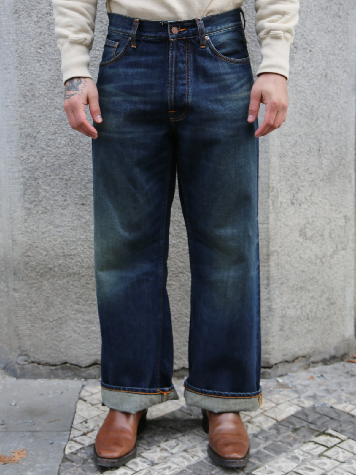 Nudie Jeans Loud Larry Dirt Wash – Indigo (114971)