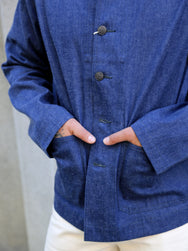 The Real McCOY's U.S. Navy Denim Dungaree Jumper – Indigo (MJ23012)