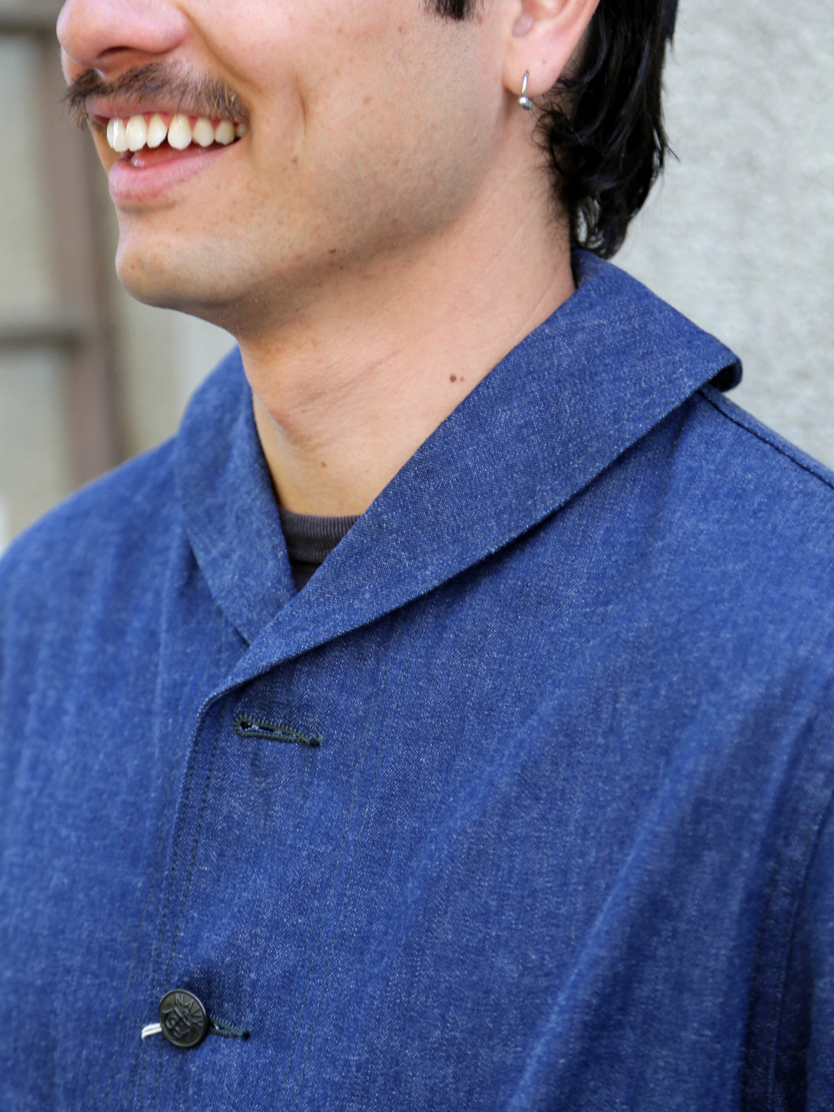 The Real McCOY's U.S. Navy Denim Dungaree Jumper – Indigo (MJ23012)