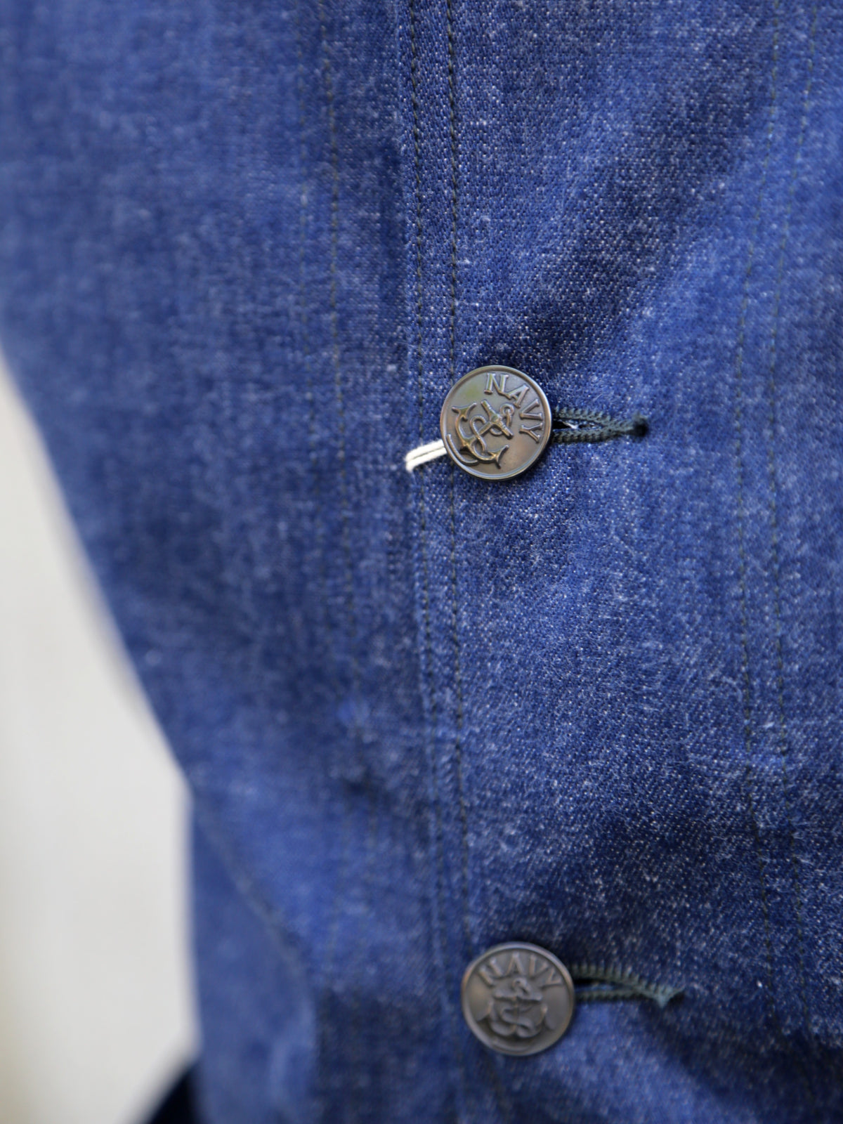 The Real McCOY's U.S. Navy Denim Dungaree Jumper – Indigo (MJ23012)