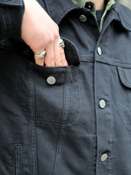 Nudie Jeans Danny Rinsed Denim Jacket – Black