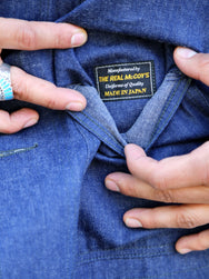 The Real McCOY's U.S. Navy Denim Dungaree Jumper – Indigo (MJ23012)