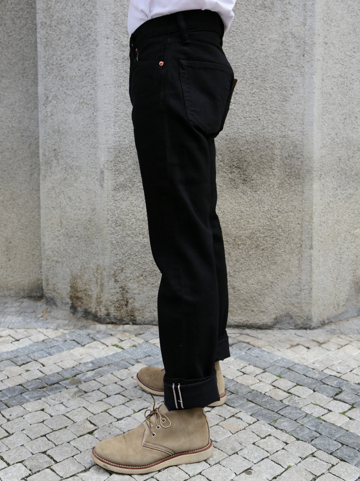 Sugar Cane 13oz. Denim Type-III Slim Fit – Black (SC41470A-411)