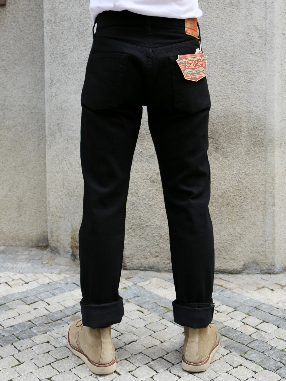 Sugar Cane 13oz. Denim Type-III Slim Fit – Black (SC41470A-411)