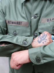 The Real McCoy's OG-107 Utillity Shirt – Olive (MS25002)