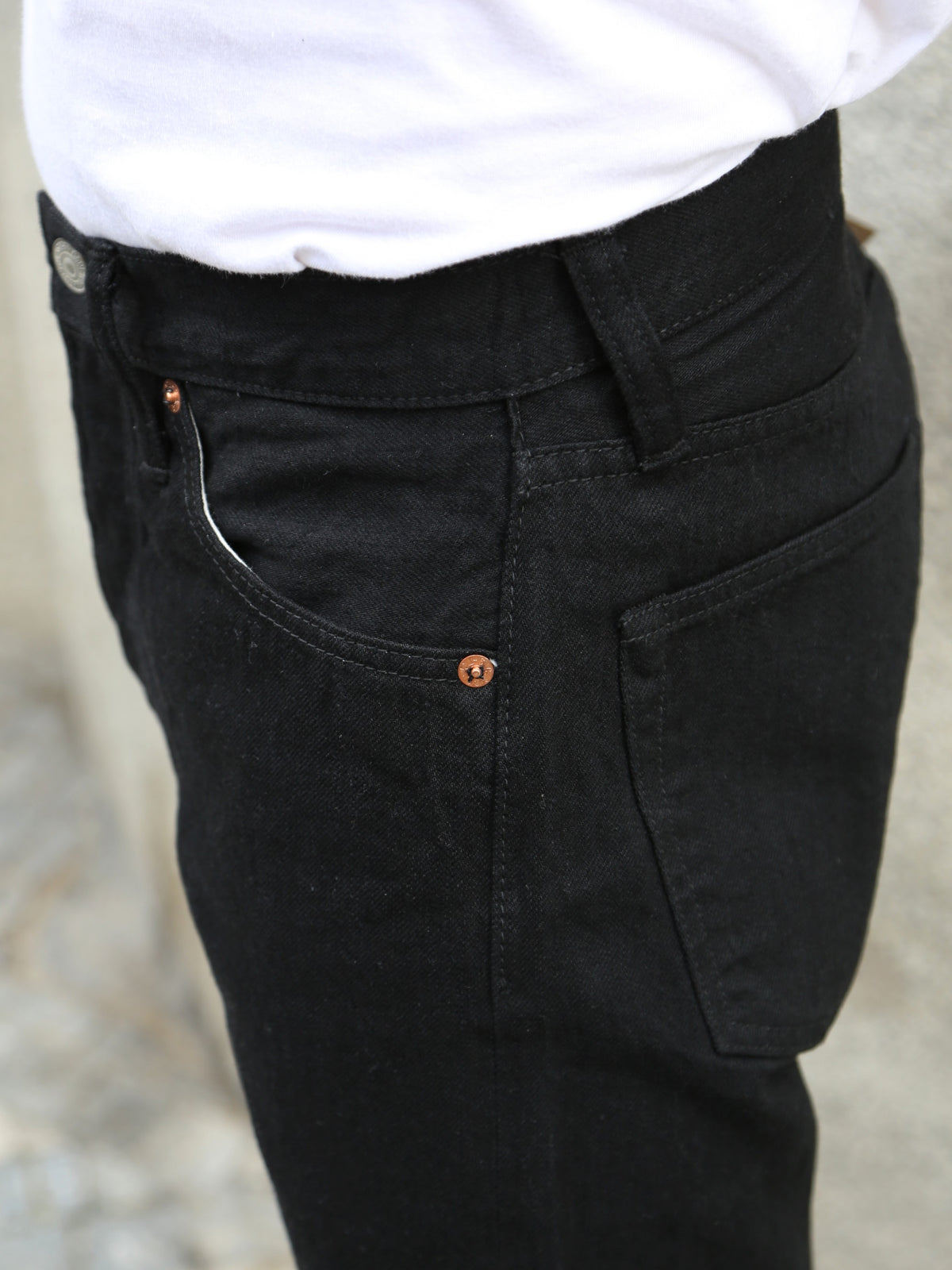 Sugar Cane 13oz. Denim Type-III Slim Fit – Black (SC41470A-411)