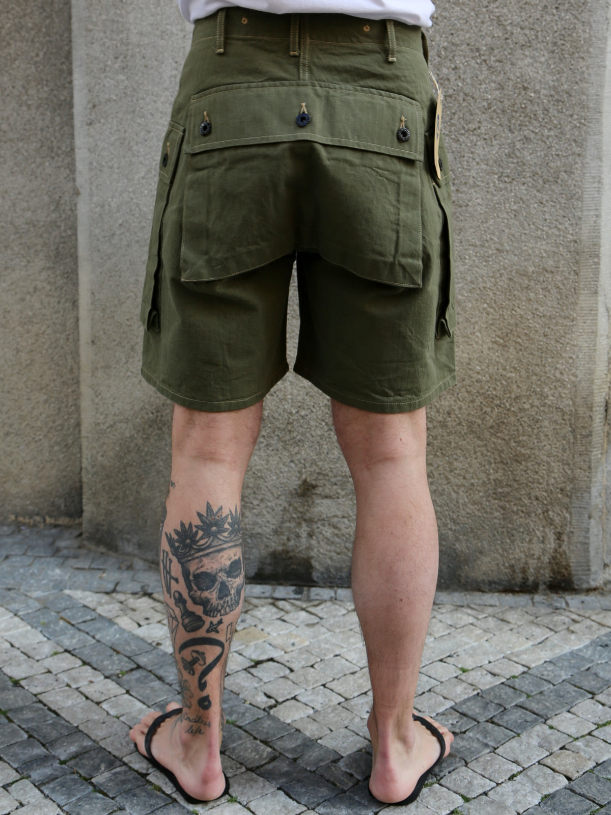Buzz Rickson's U.S.Marine Corps M-1944 HBT Shorts – Olive (BR52388)