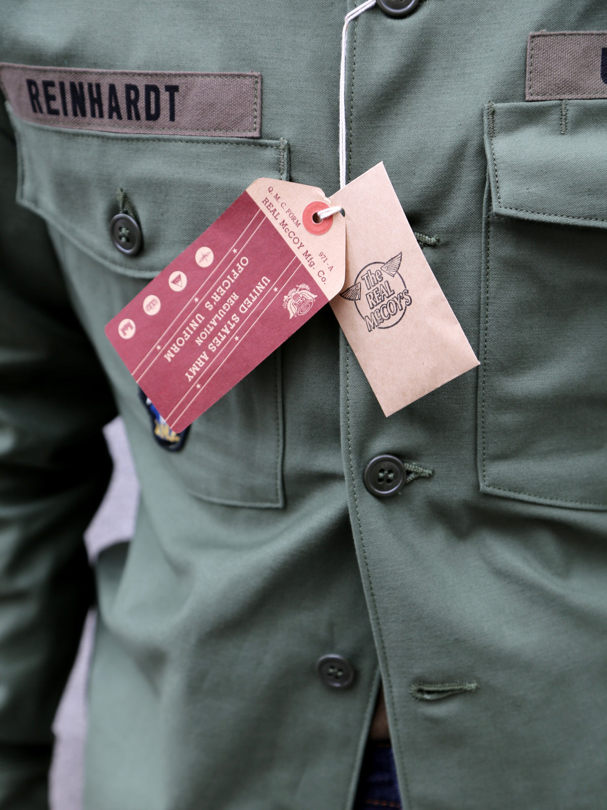The Real McCoy's OG-107 Utillity Shirt – Olive (MS25002)