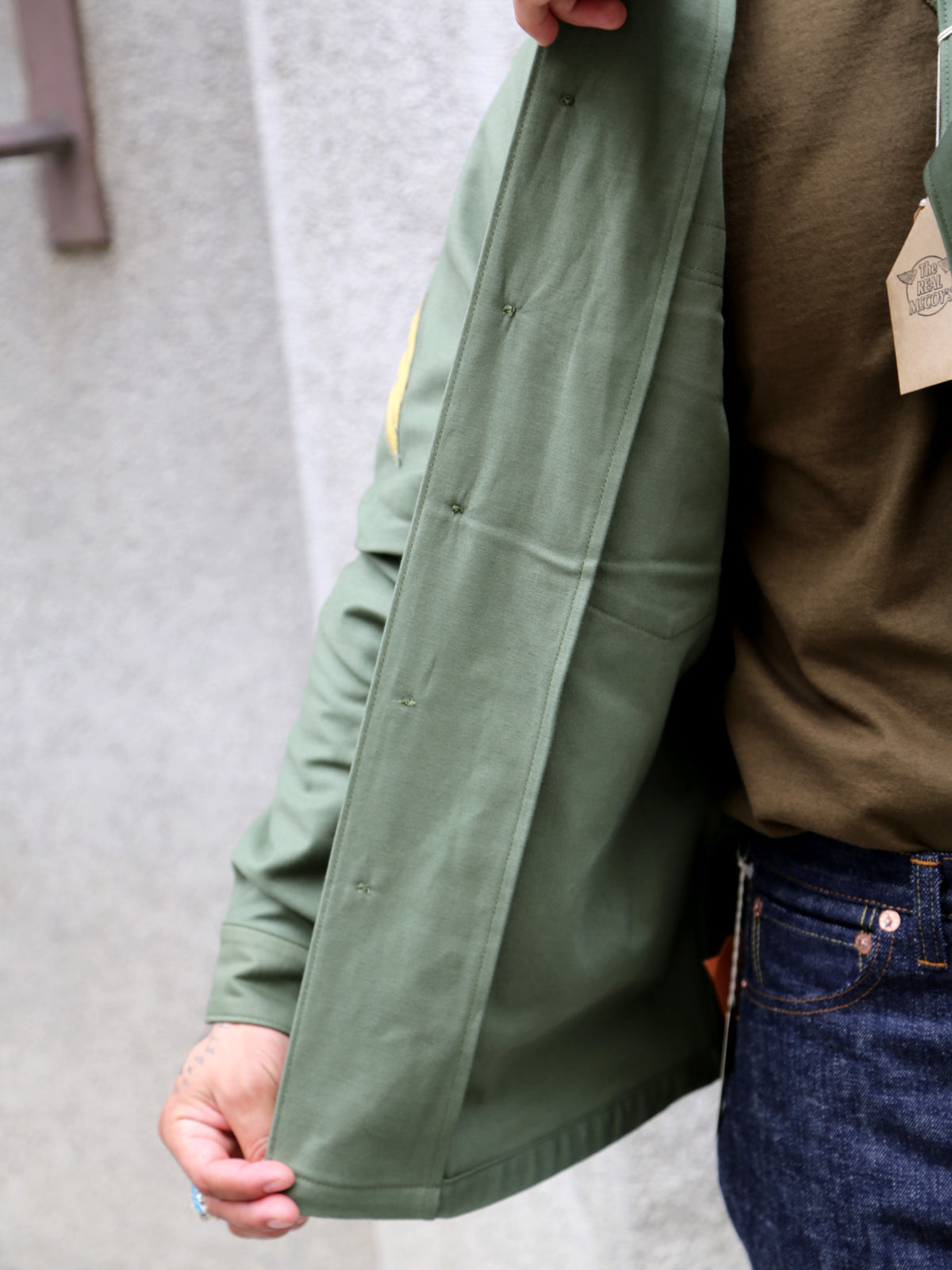 The Real McCoy's OG-107 Utillity Shirt – Olive (MS25002)