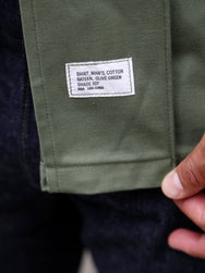 The Real McCoy's OG-107 Utillity Shirt – Olive (MS25002)