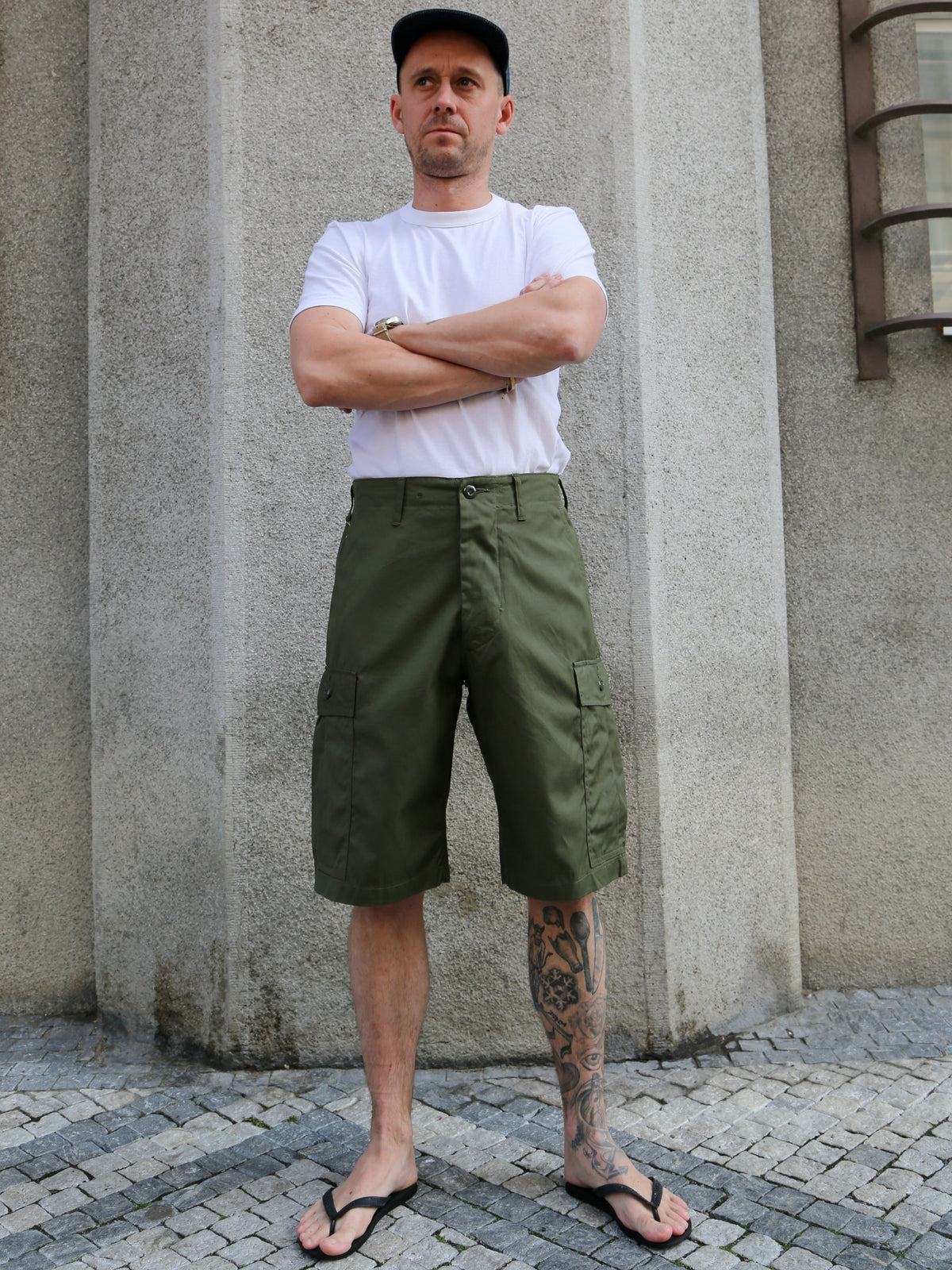 Buzz Rickson's Tropical Combat Shorts – Olive Drab (BR52550)