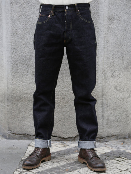 Studio D'Artsian 15oz Straight Tapered Denim Jeans – Indigo (SD-108W)