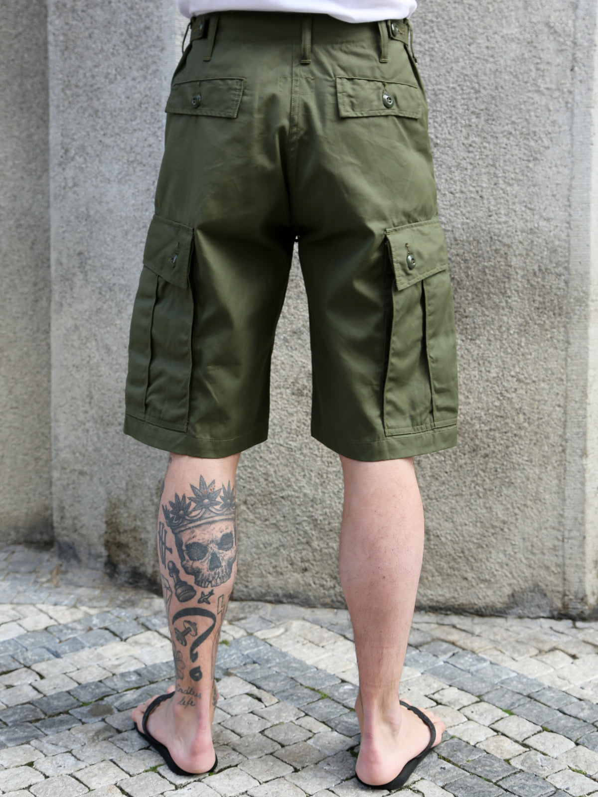 Buzz Rickson's Tropical Combat Shorts – Olive Drab (BR52550)