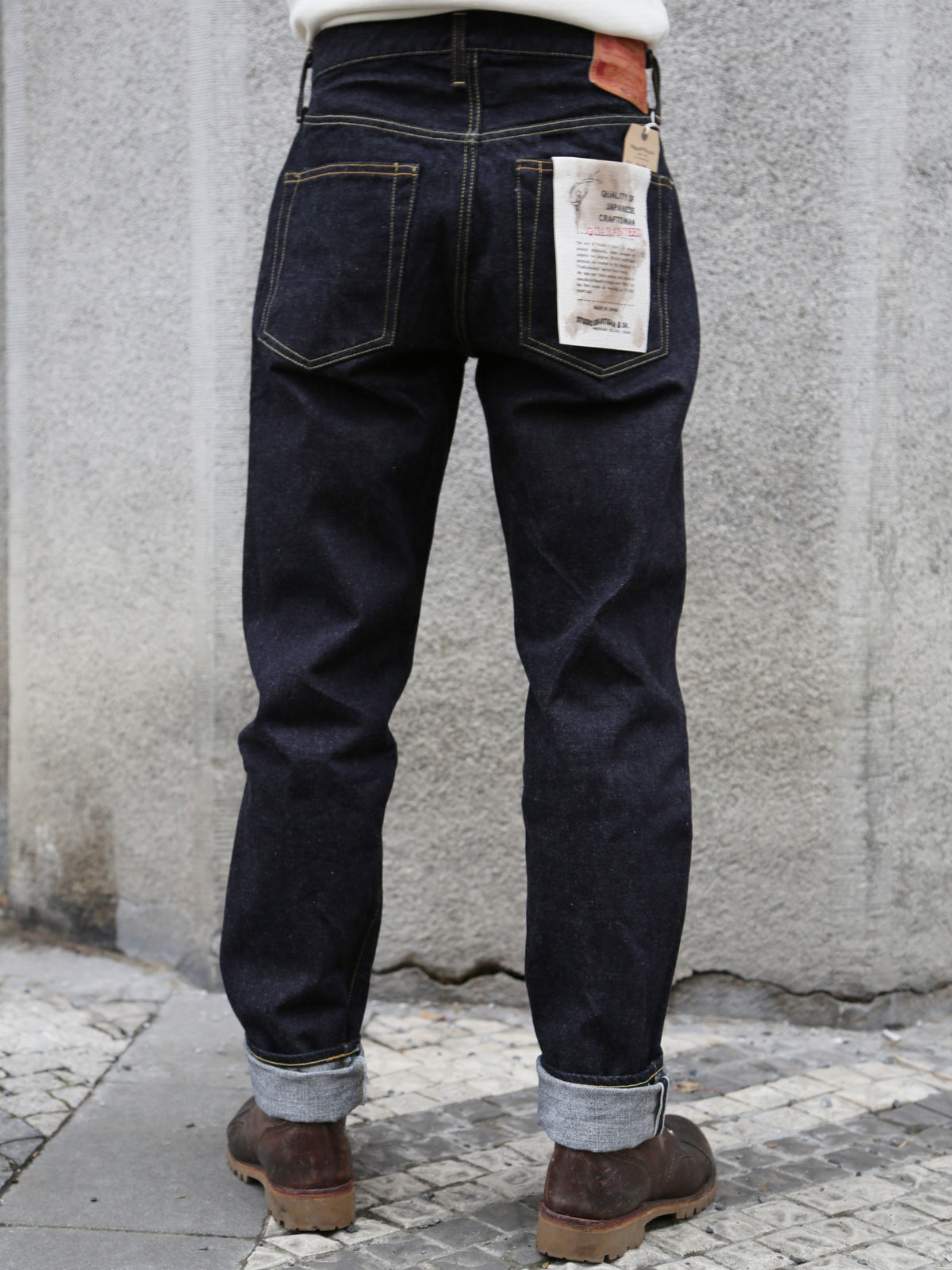 Studio D'Artsian 15oz Straight Tapered Denim Jeans – Indigo (SD-108W)