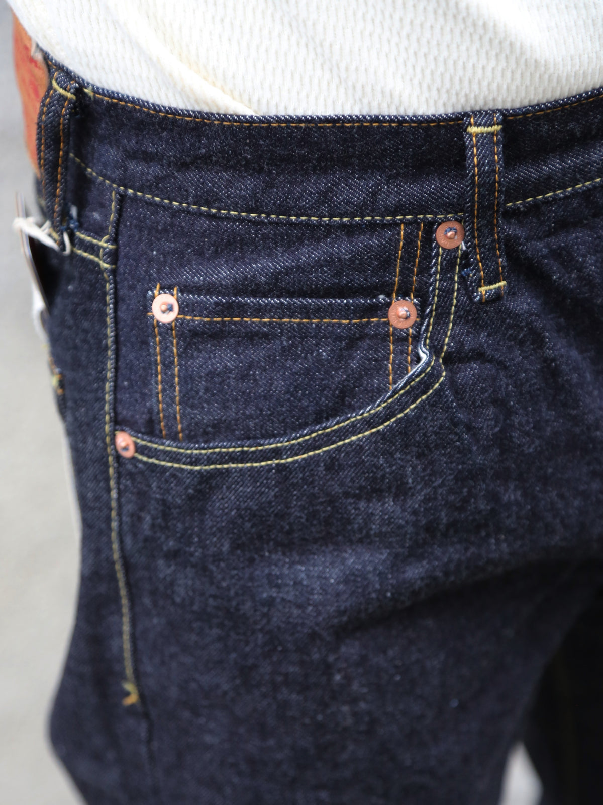 Studio D'Artsian 15oz Straight Tapered Denim Jeans – Indigo (SD-108W)