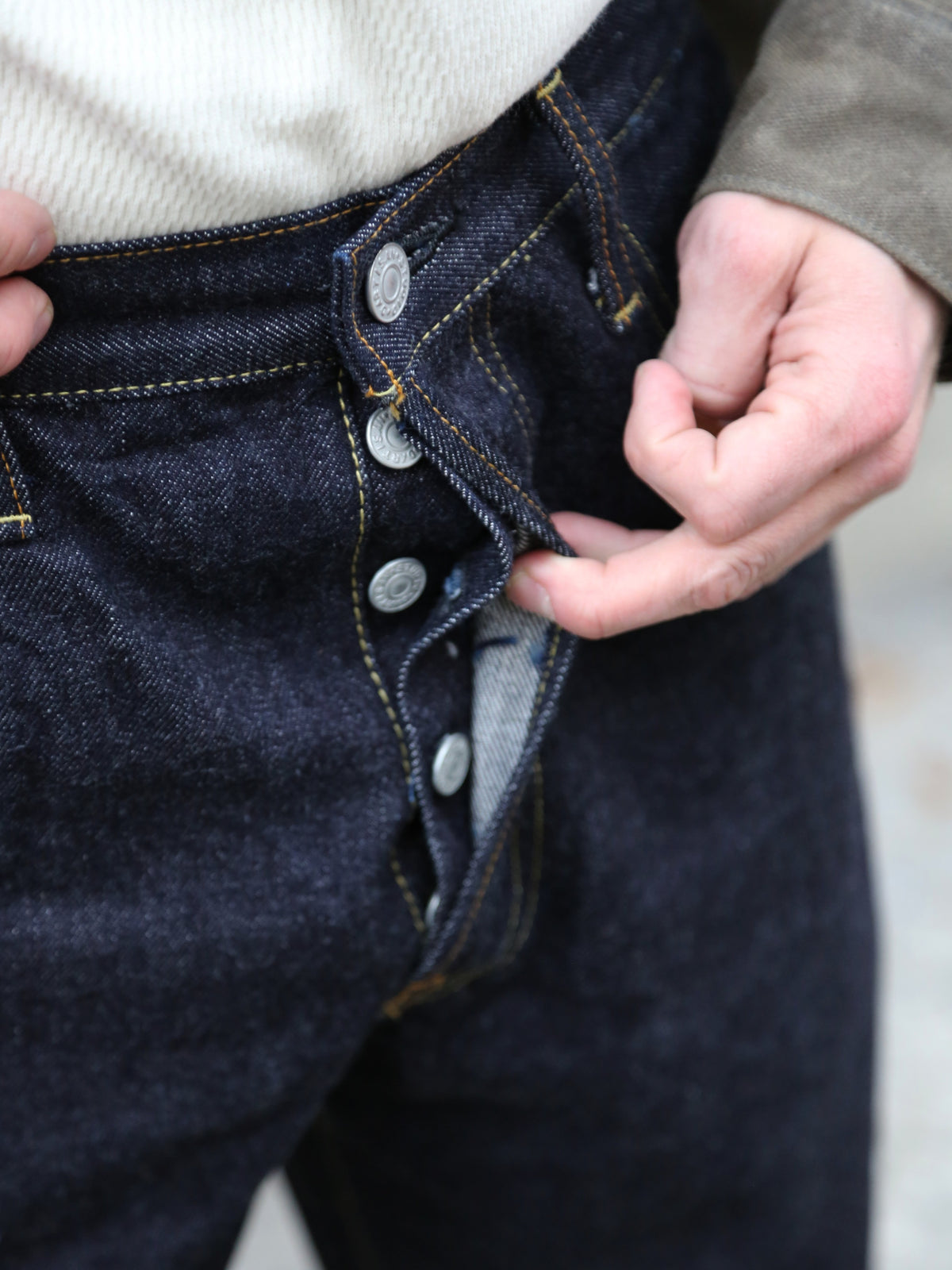 Studio D'Artsian 15oz Straight Tapered Denim Jeans – Indigo (SD-108W)