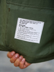 The Real McCOY's Coat, Man’s, Cotton Rip-Stop Poplin – Olive (MJ25004)