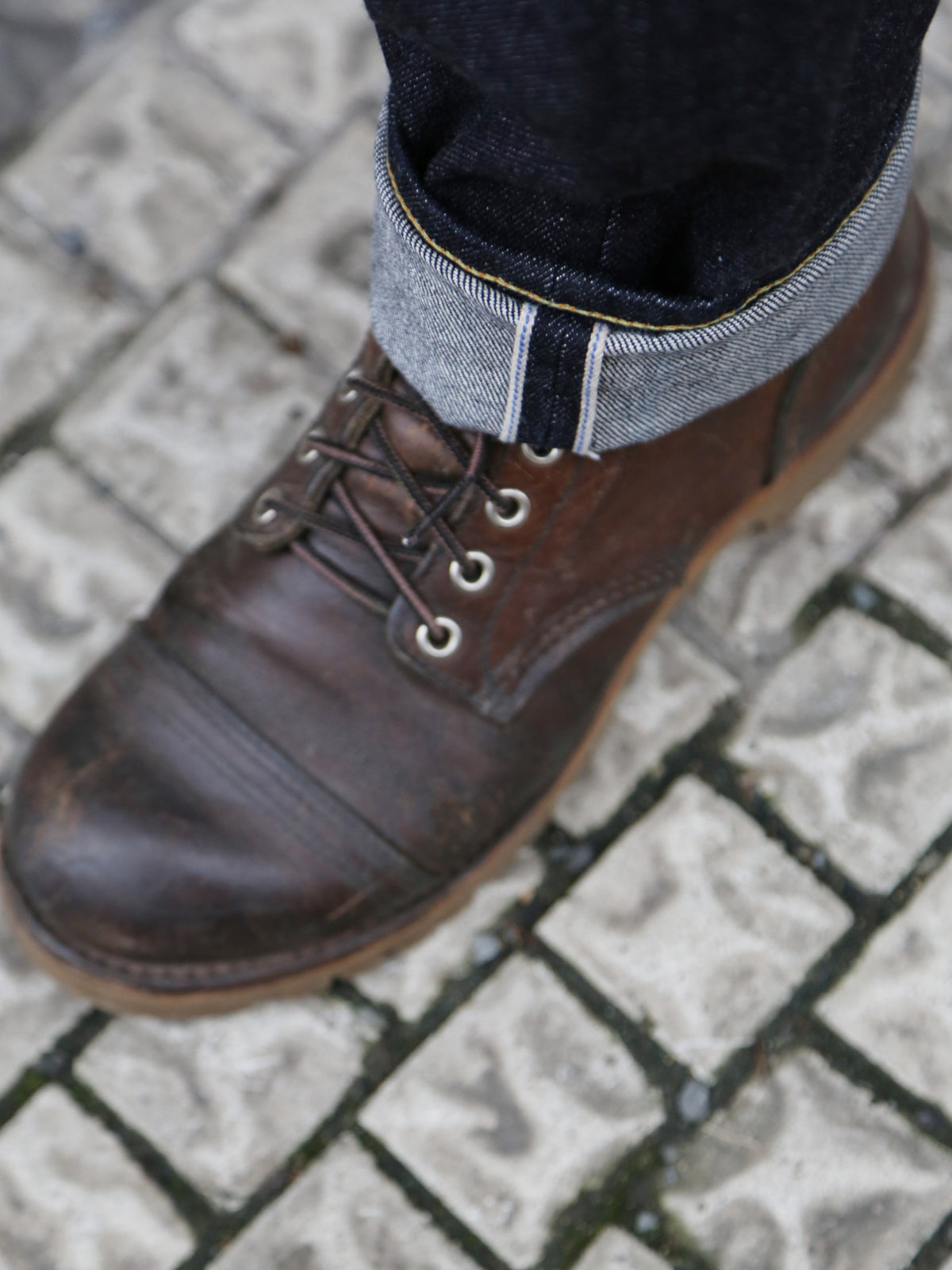 Studio D'Artsian 15oz Straight Tapered Denim Jeans – Indigo (SD-108W)