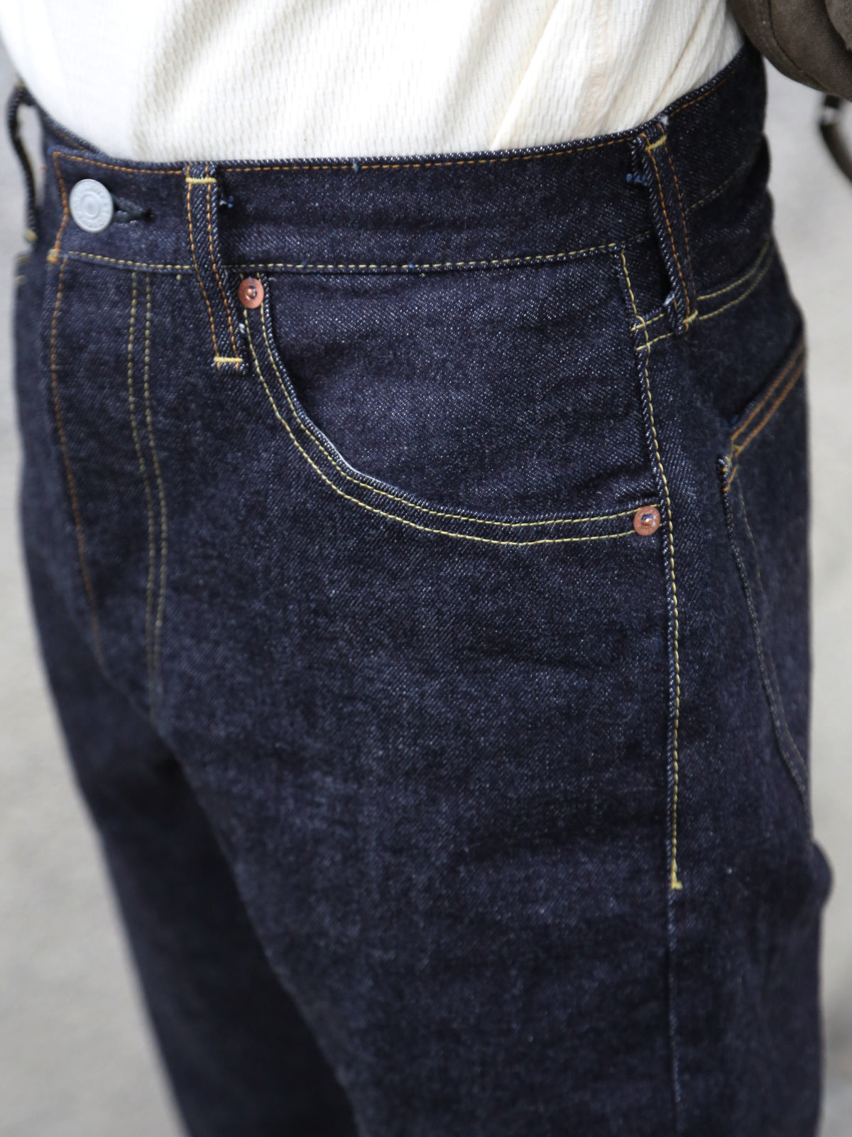 Studio D'Artsian 15oz Straight Tapered Denim Jeans – Indigo (SD-108W)