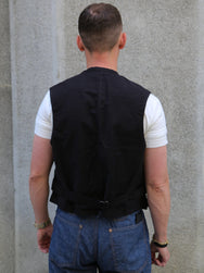 Belafonte Service Vest Cotton/Hemp Jasher – Black (30-14)
