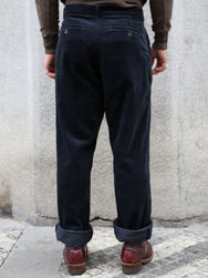 Hansen Garments Sune Classic Pleated Trousers – Dusty Black (30-35-2)