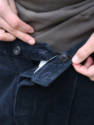 Hansen Garments Sune Classic Pleated Trousers – Dusty Black (30-35-2)