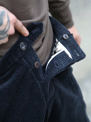 Hansen Garments Sune Classic Pleated Trousers – Dusty Black (30-35-2)