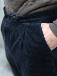 Hansen Garments Sune Classic Pleated Trousers – Dusty Black (30-35-2)