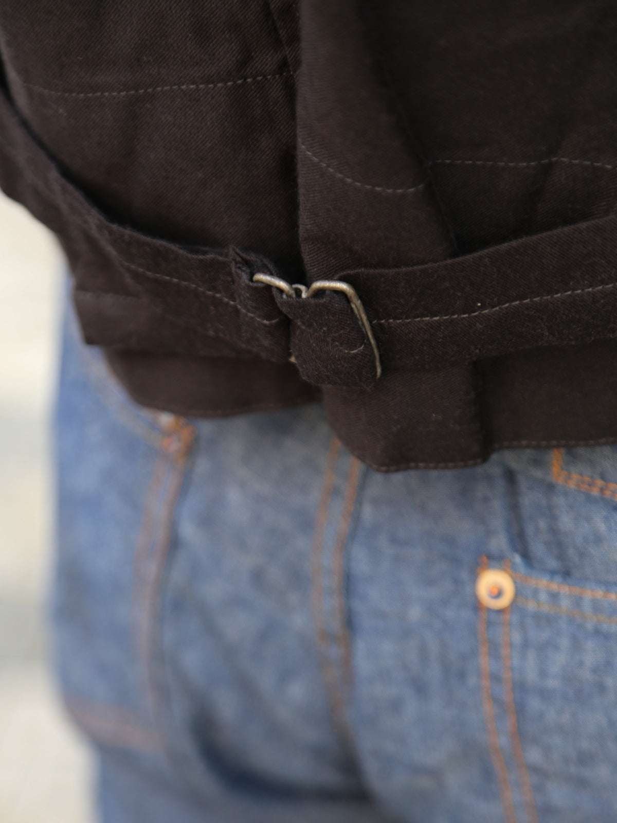 Belafonte Service Vest Cotton/Hemp Jasher – Black (30-14)