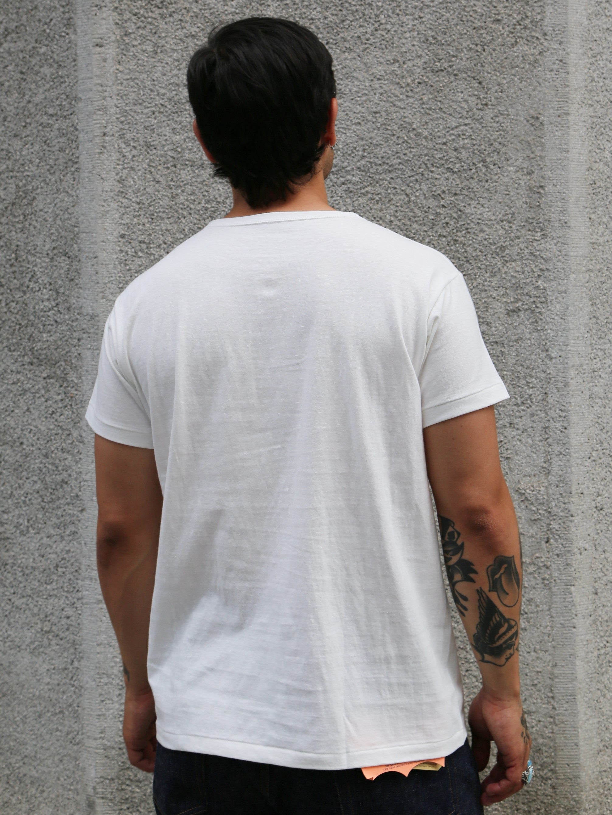 The Real McCoy's Summer Cotton Undershirt – White (MC24014-010)