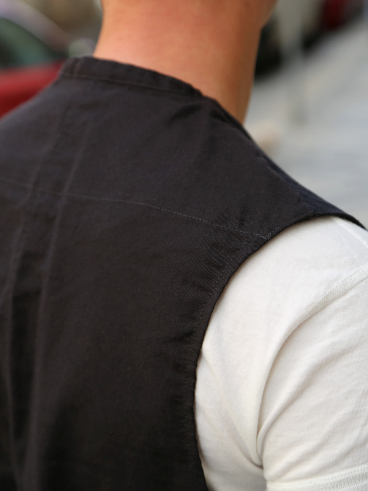 Belafonte Service Vest Cotton/Hemp Jasher – Black (30-14)