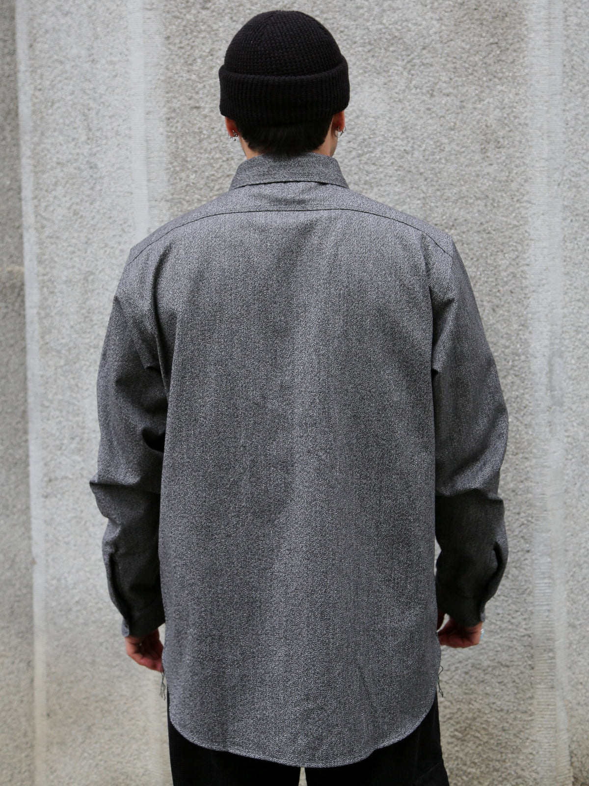 The Real McCOY's 8HU Cigarette Pocket Mock-Twist Chambray Work Shirt – Black (MS25109-030)