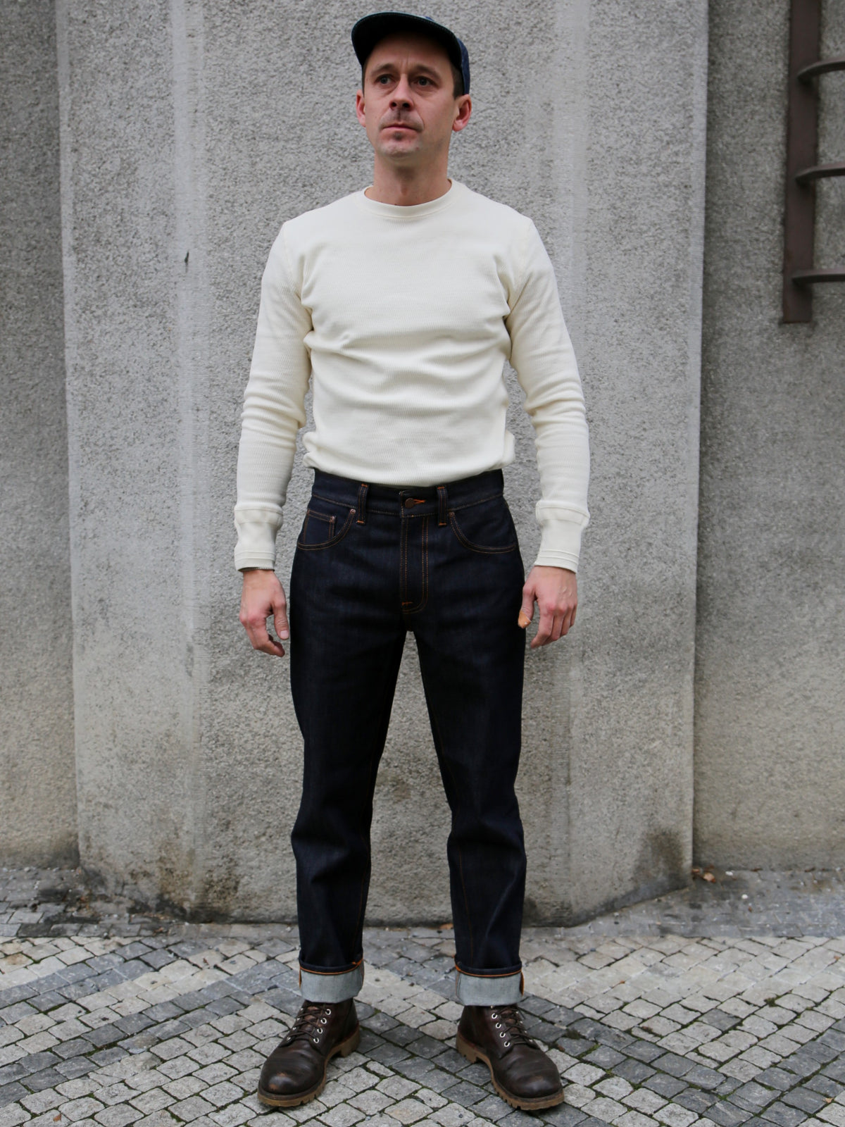 Nudie Jeans Gritty Jackson Dry Sunburns – Indigo (114881)