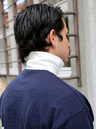 The Real McCOY's Climbers' Striped Rugby Shirt – Navy/Ecru (MC25013)