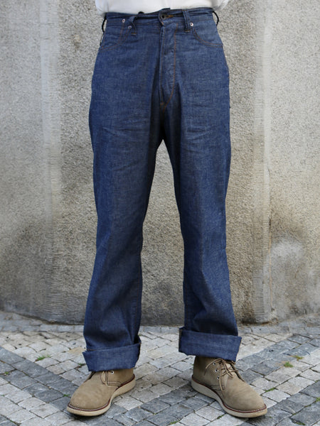 Black Sign 5.5oz Selvage Chambray Death Valley Waist-Overalls – Indigo Chambray (BSSP-26509)