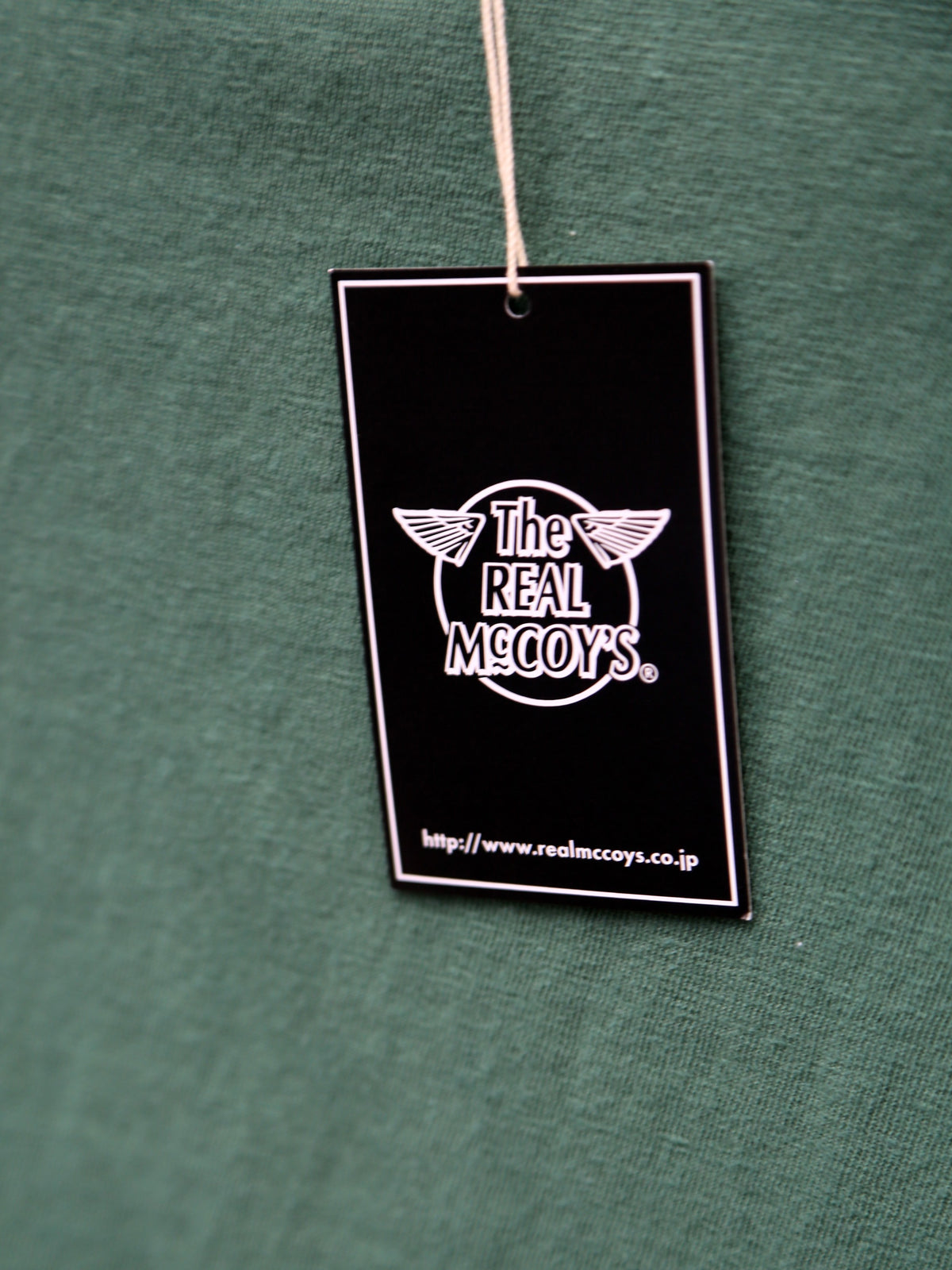 The Real McCoy's Summer Cotton Undershirt – Green (MC24014-160)