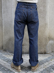 Black Sign 5.5oz Selvage Chambray Death Valley Waist-Overalls – Indigo Chambray (BSSP-26509)
