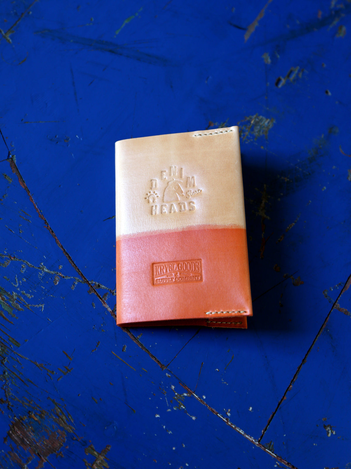 Denim Heads x Krysl Goods Notebook Leather Cover Orange