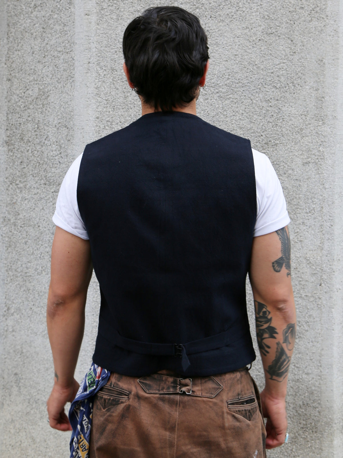 Black Sign Ancient Cloth Wyoming Vest – Dead Tree Black (BSSV-26201)