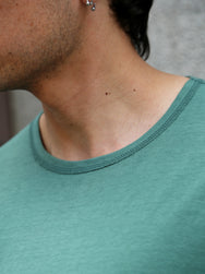 The Real McCoy's Summer Cotton Undershirt – Green (MC24014-160)