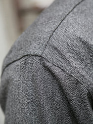 The Real McCOY's 8HU Cigarette Pocket Mock-Twist Chambray Work Shirt – Black (MS25109-030)