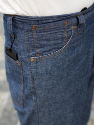 Black Sign 5.5oz Selvage Chambray Death Valley Waist-Overalls – Indigo Chambray (BSSP-26509)